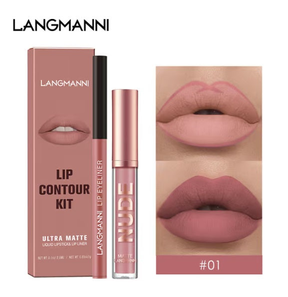 Batom Lipstick e Contorno Labial