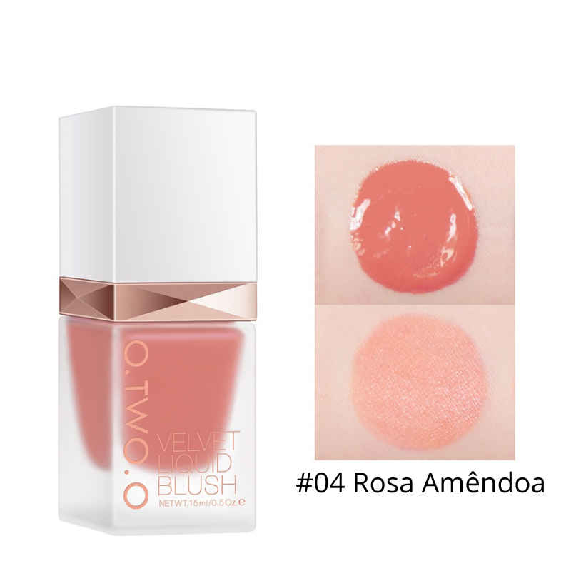 O Blush Líquido oferece um brilho natural que realça sua beleza de maneira radiante. Sua fórmula líquida proporciona um acabamento suave e luminoso, criando um aspecto saudável e fresco. Experimente o toque de luminosidade que eleva sua maquiagem a um novo patamar.