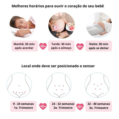 Doppler Fetal Conecte-se com o seu bebê