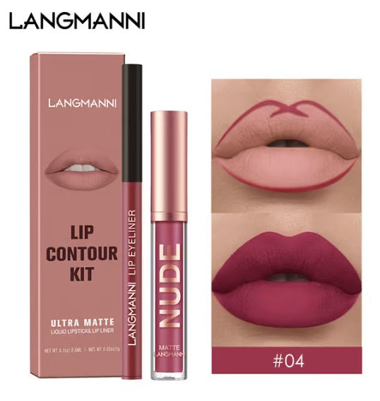 Batom Lipstick e Contorno Labial