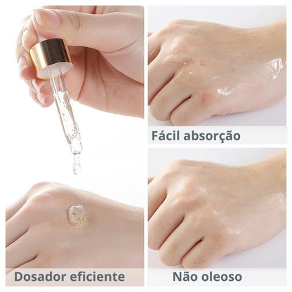 O Sérum Facial possui uma poderosa fórmula antienvelhecimento que mantém a pele hidratada, flexível e jovem. Seus ingredientes ativos patenteados reduzem rugas, manchas, linhas de expressão, poros evidentes, acne e ressecamento.