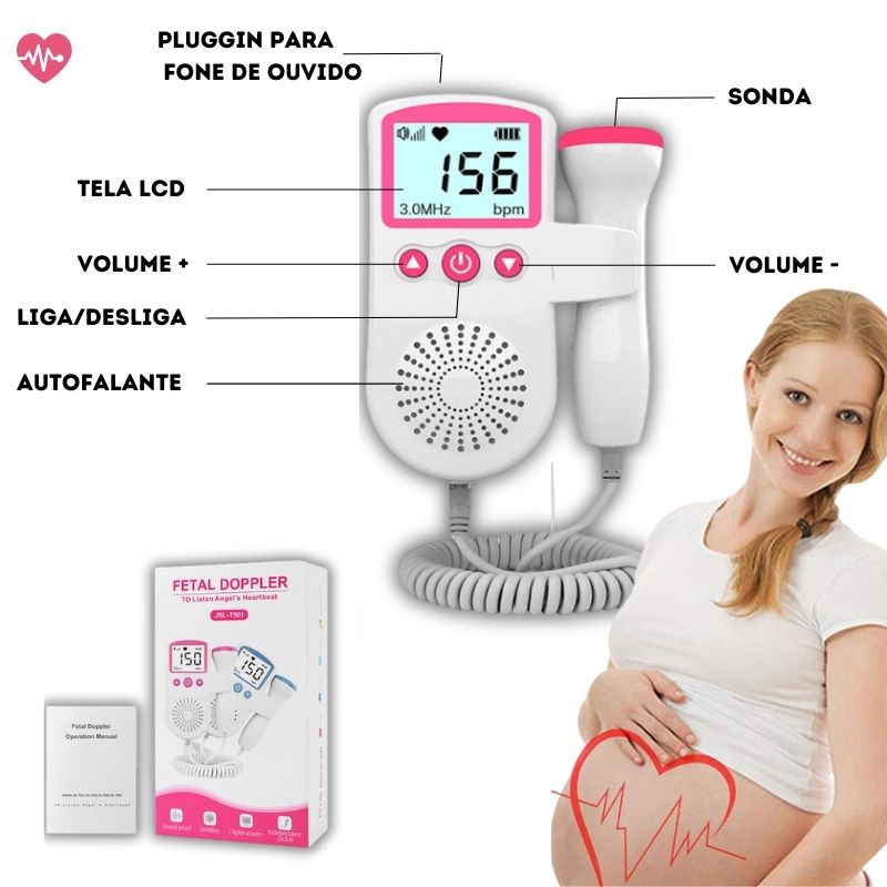 Doppler Fetal Conecte-se com o seu bebê