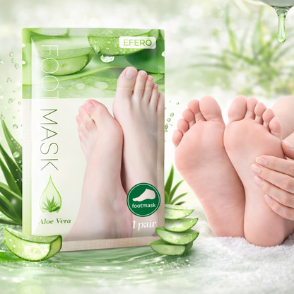 Máscara Peeling Renovadora para os Pés Aloe Vera
