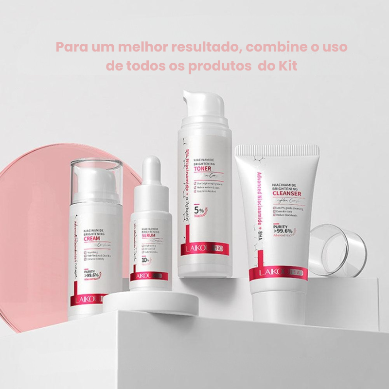 Kit para SkinCare Com Niacinamida