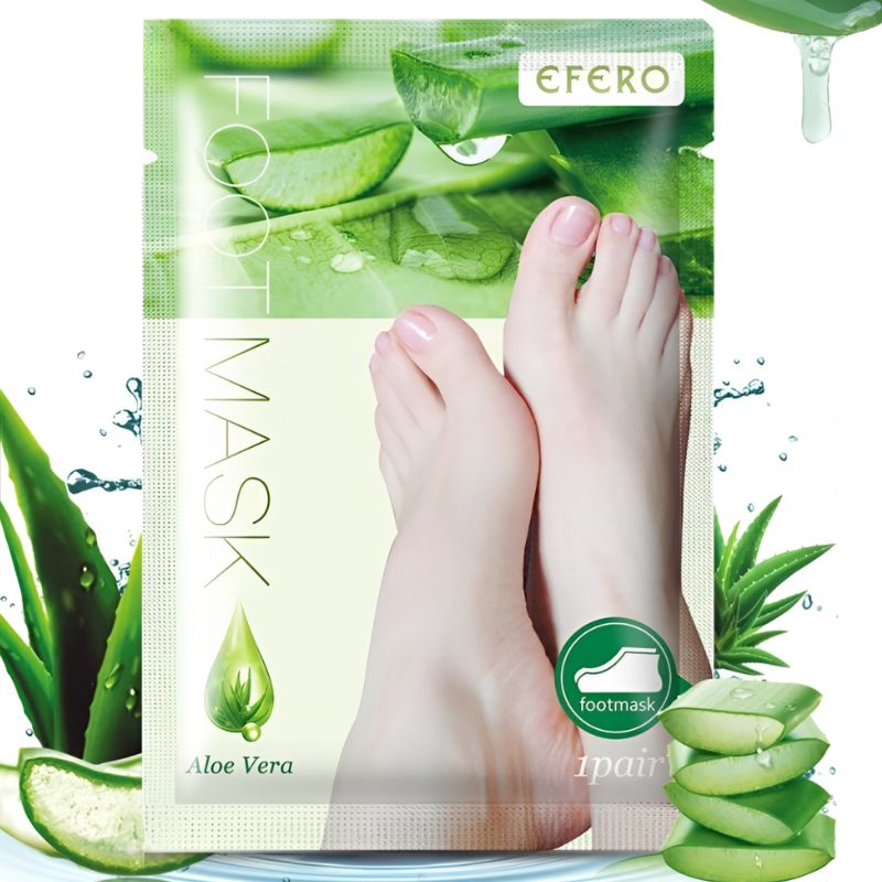 Máscara Peeling Renovadora para os Pés Aloe Vera