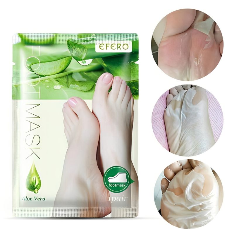 Máscara Peeling Renovadora para os Pés Aloe Vera