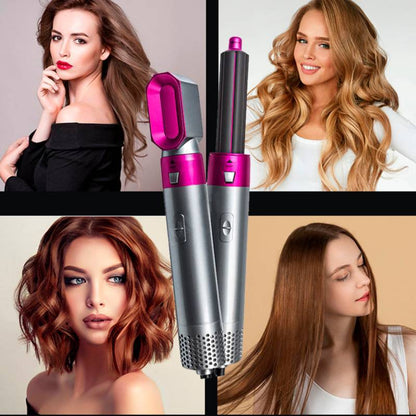 A Magic Hair 5 em 1 é uma escova multifuncional capaz de secar, escovar, alisar, ondular e criar um penteado personalizado em questão de minutos! Tudo isso em um único aparelho!