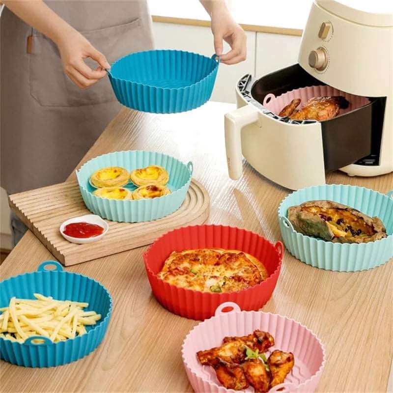 Forma de Silicone Premium Para Air Fryer - donadahForma de Silicone Premium Para Air Fryer