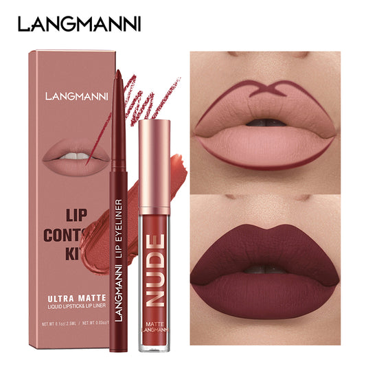 Batom Lipstick e Contorno Labial