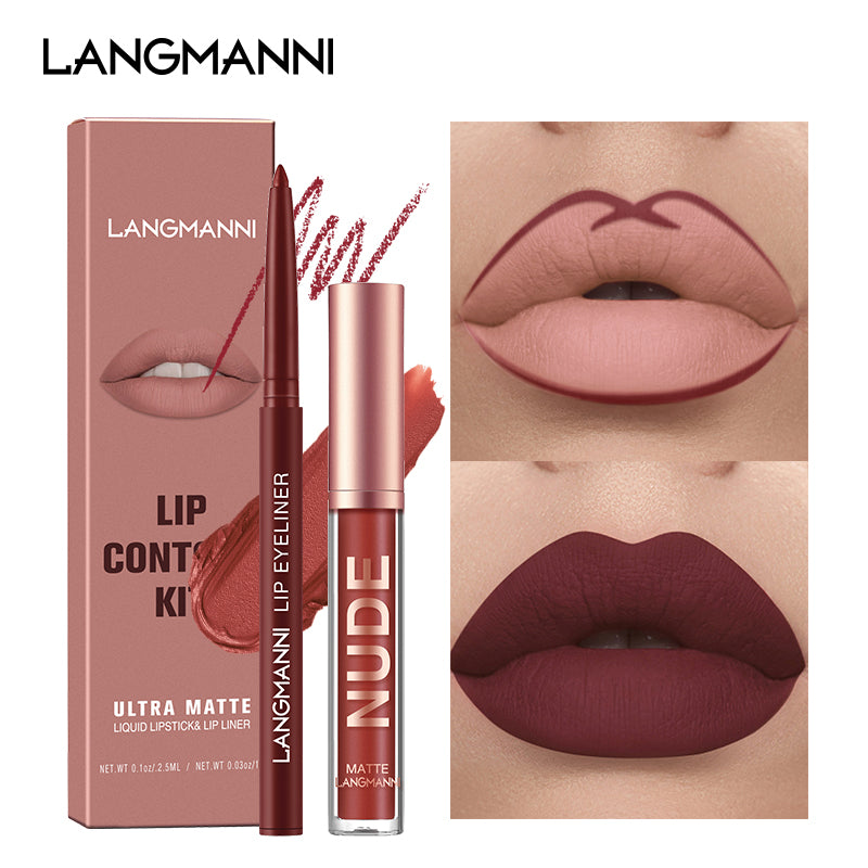 Batom Lipstick e Contorno Labial