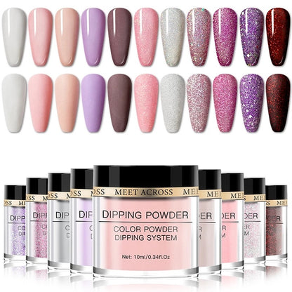 Pó de Imersão para Unhas Esmalte